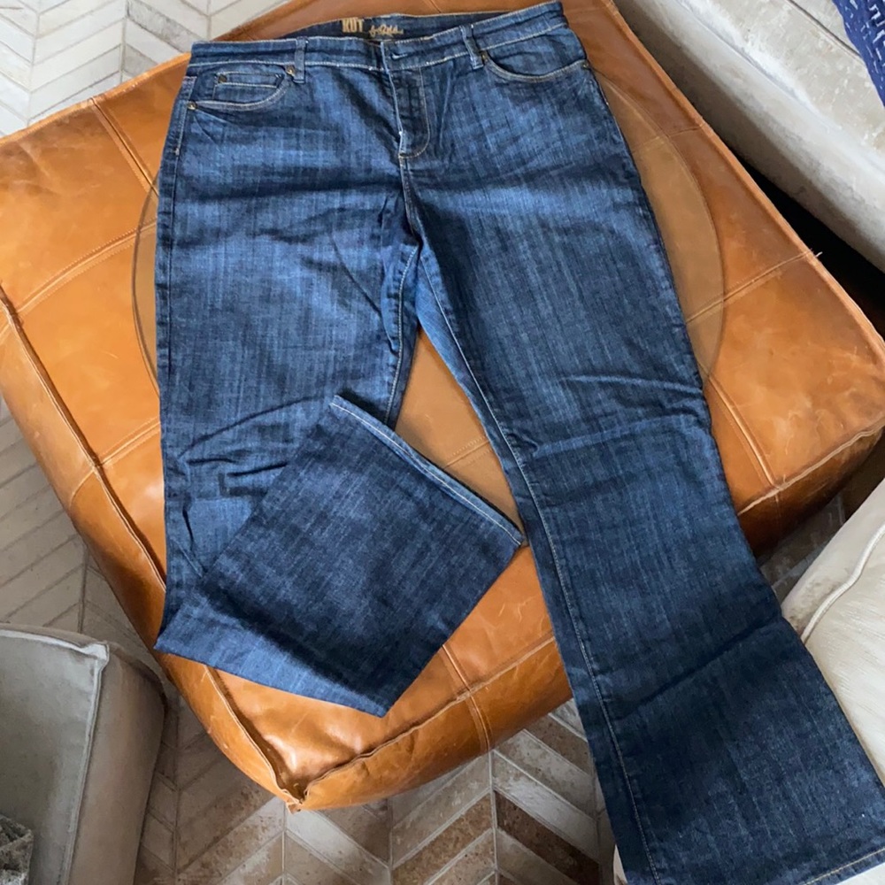 Kut from the kloth size 16 straight wide leg denim